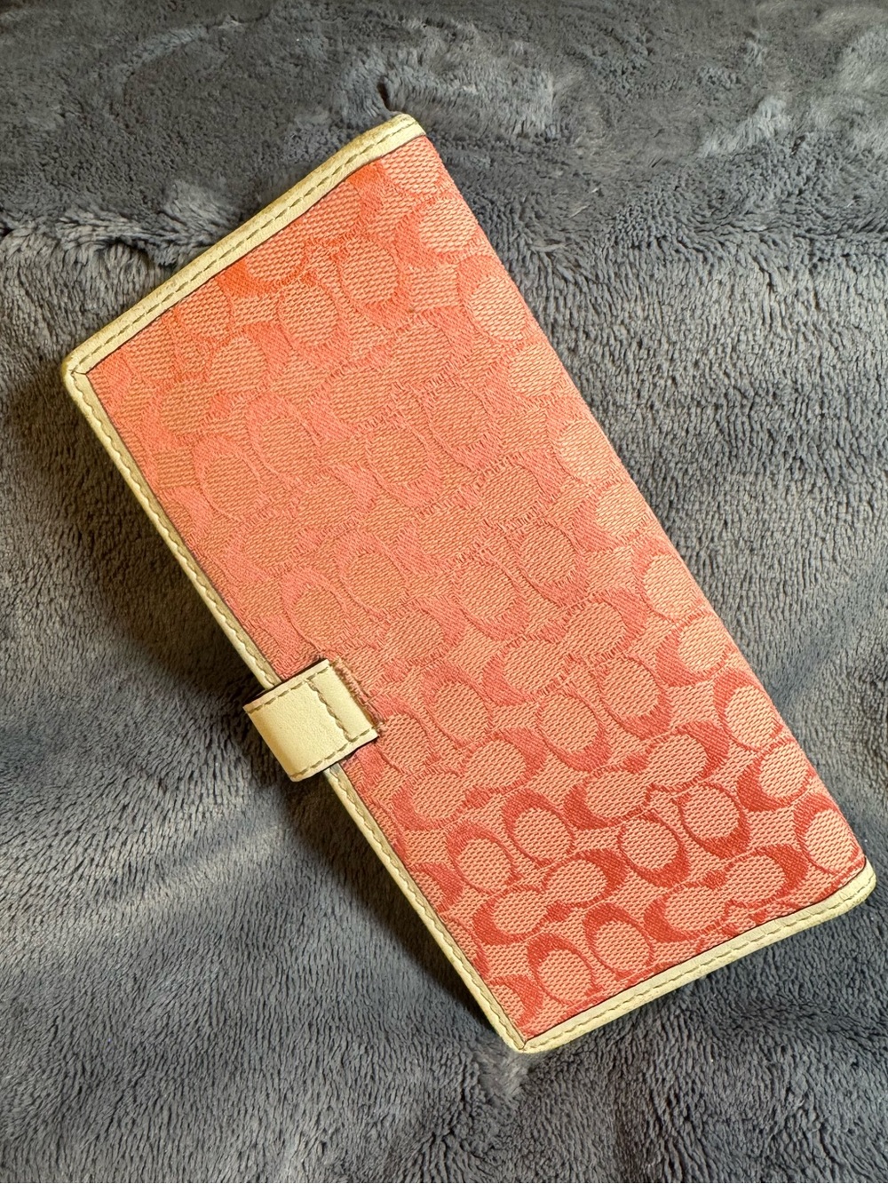 Coach Pink Signature Essential Slim Wallet - Picture 2 of 7